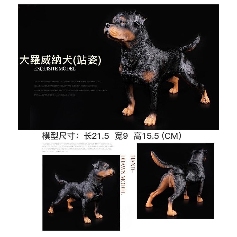 動物模型 ANIMAL PARADISE 大羅威納犬 狗 (站) 非schleich papo