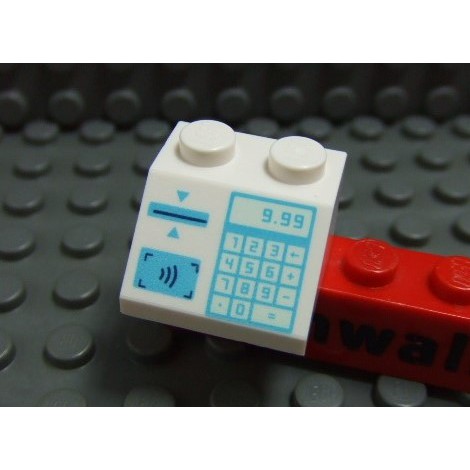 【積木2010】樂高 LEGO 白色 收銀機 刷卡機 收銀台 道具 / 3039pb139 (U-05)