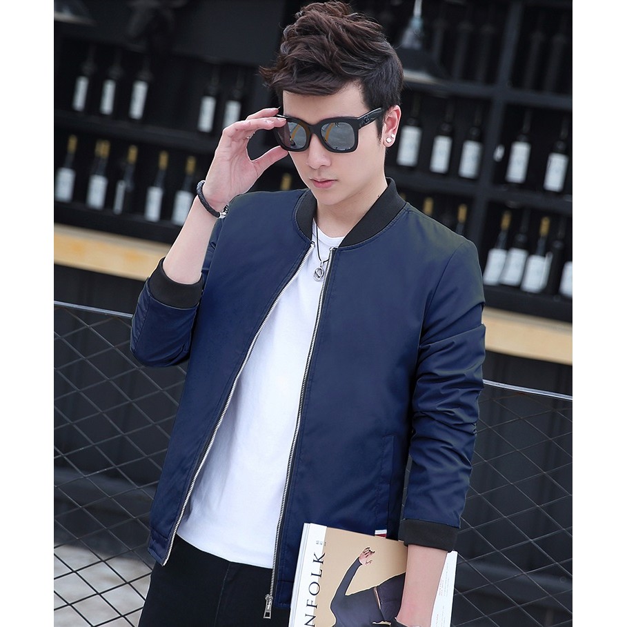 熱銷出清 韓版ma1 男飛行外套修身飛行夾克薄款大尺碼大尺寸男飛行外套男夾克 蝦皮購物