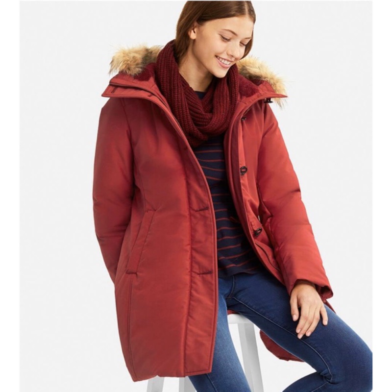 韓國購入 UNIQLO HYBRID羽絨 特級保暖大衣