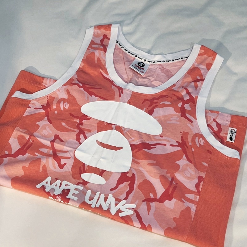 🏷️ AAPE 粉紅迷彩背心