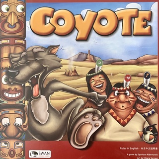 土狼在笑你 Coyote 英泰中英版 含中文明書 桌遊 桌上遊戲【卡牌屋】