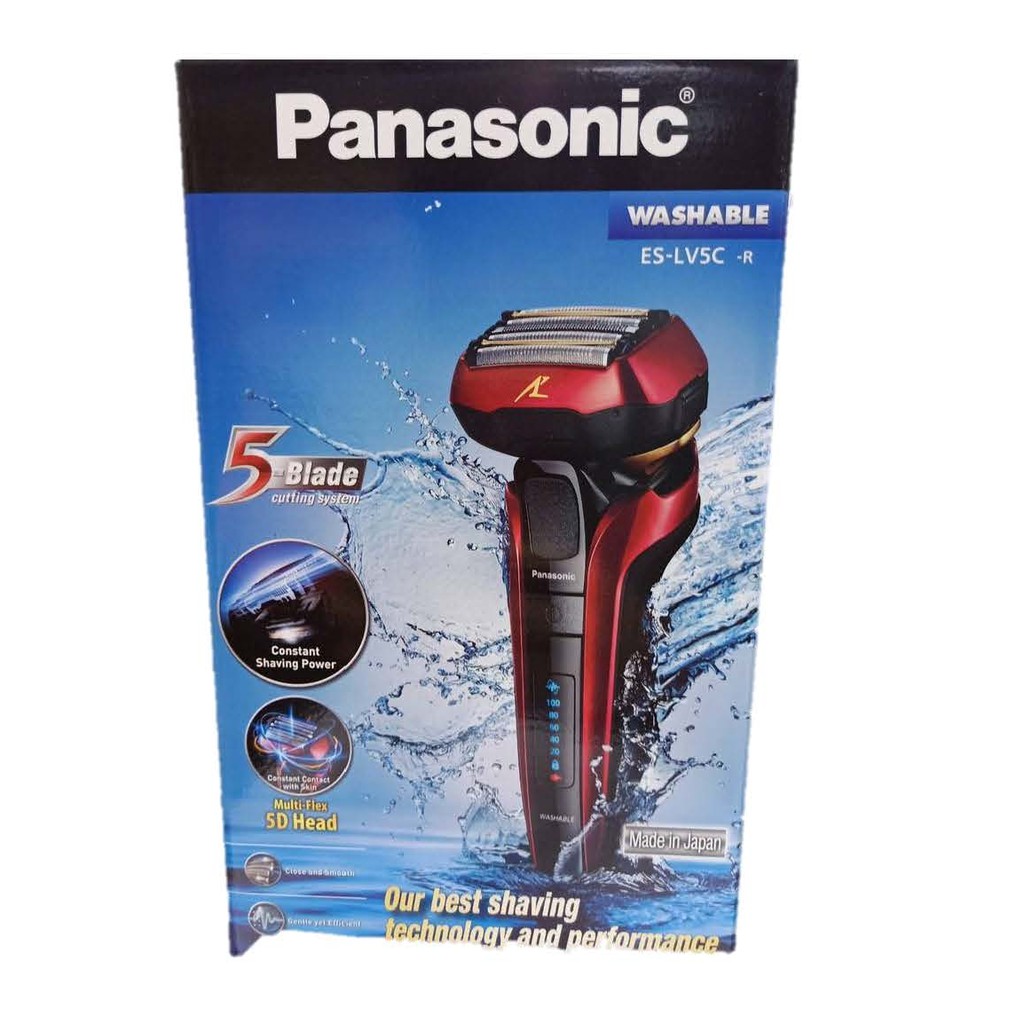 超低價【Panasonic 國際牌】浮動5刀頭超高速磁力電動刮鬍刀(ES-LV5C-R)