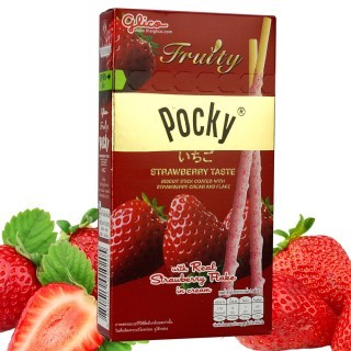 泰國 草莓果肉 抹茶 芒果  香蕉巧克力 POCKY餅乾棒 現貨