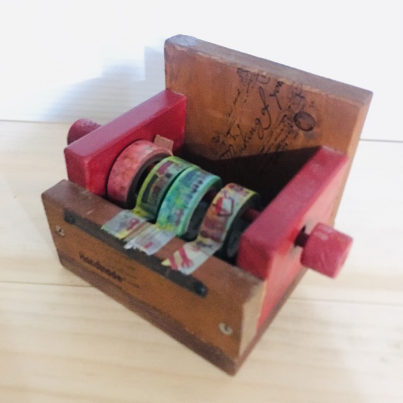 Diy手作鄉村風實木紙膠帶台 蝦皮購物