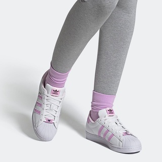 ADIDAS 休閒鞋 運動鞋 SUPERSTAR HER VEGAN W 女鞋 GY1900 白 粉