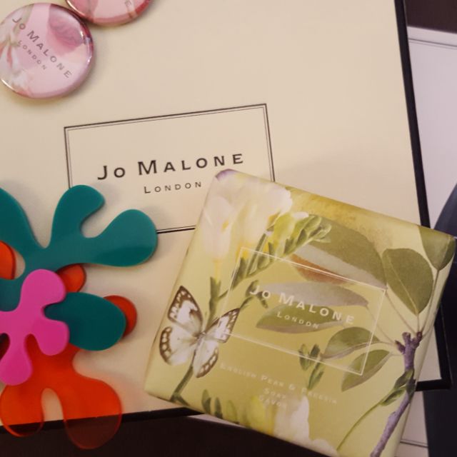 ♡小松屋現貨~專櫃中標 JO MALONE 英國梨與小蒼蘭 香皂 絲滑香氛皂 100g