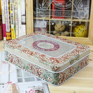 現貨 Aymhouse 生活雜貨 鐵製收納盒 紅色 6*8 8寸 6X8 相片鐵盒 方形收納盒 置物盒 馬口鐵