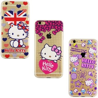 【Hello Kitty】iPhone 6s / 6 (4.7吋) 彩繪透明保護軟套