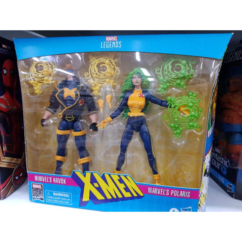 現貨 孩之寶 6吋 Marvel Legends 衝擊波 北極星 Xman X戰警 漫威 雙人包 非 蜘蛛人 哥吉拉