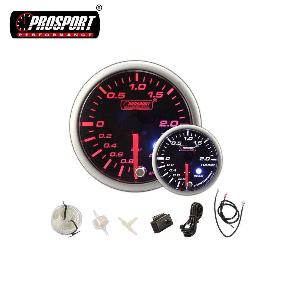 PROSPORT PK步進警示系列 峰值多功能賽車錶 白/琥珀 水溫錶油壓錶油溫錶類DEFI三環錶 AUTOGAUGE