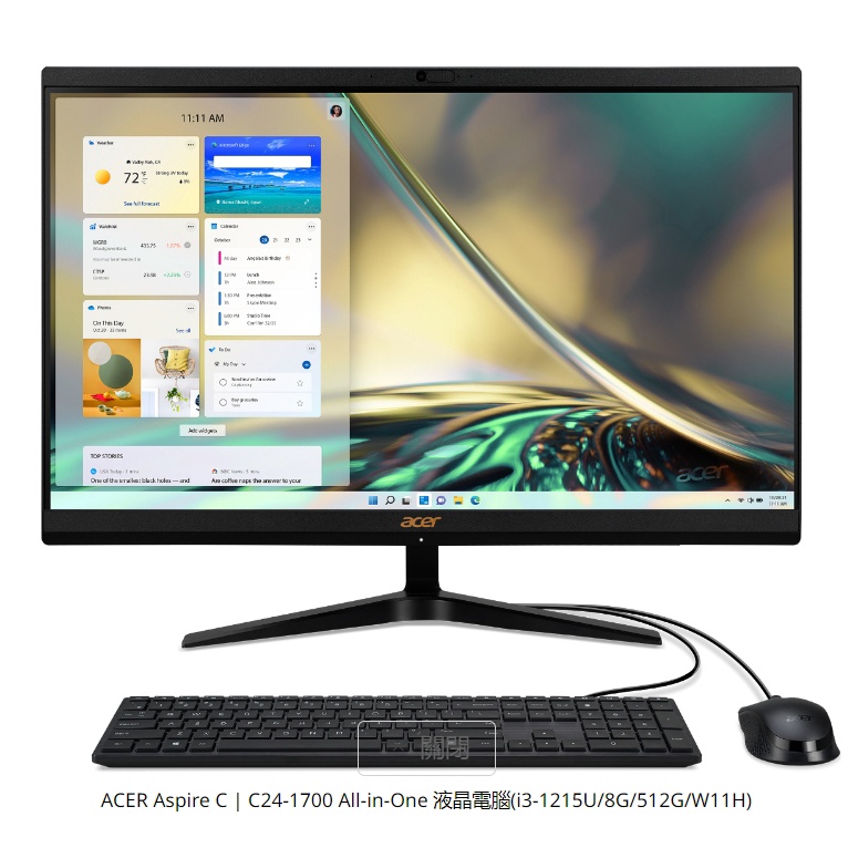 3C電腦專賣全省~含稅可刷卡分期來電現金折扣Acer C24-1700(i3-1215U/8G/512G/W11H)
