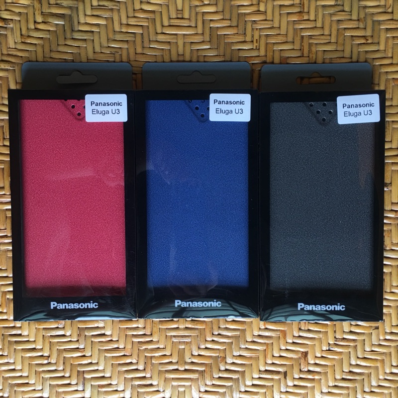 【現貨當天出】Panasonic國際牌 U3 原廠手機皮套 空壓殼 玻璃保貼 訂製有扣書本皮套