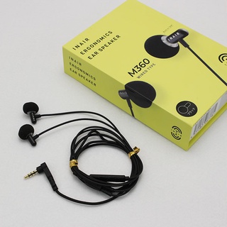 [日本直郵] INAIR耳內揚聲器 M360有線耳機通用型通話用耳麥支持iPhone/Android線控