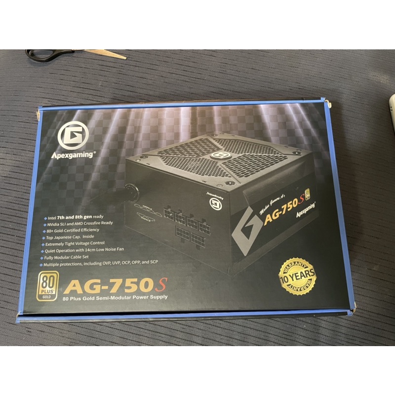 首利 Apexgaming AG-750 金牌 750w電源