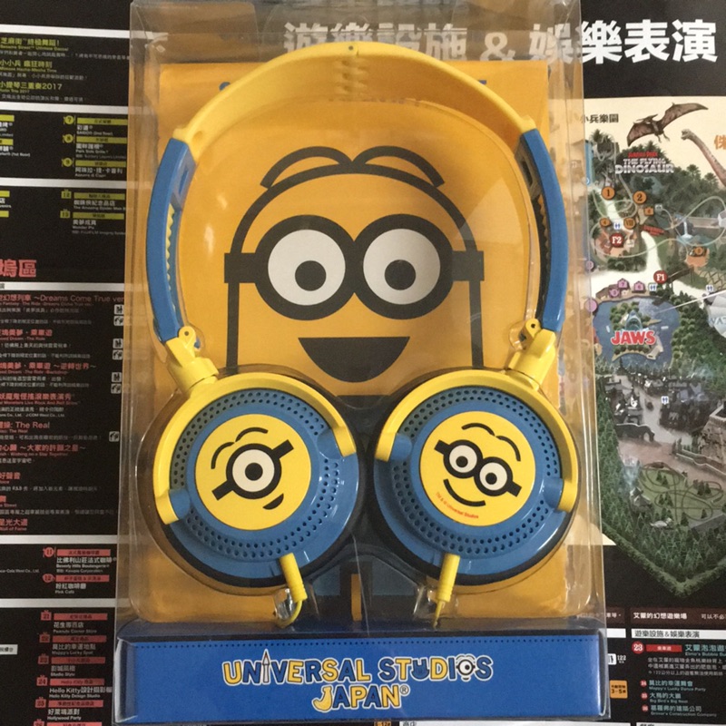 日本代購 大阪環球影城 小小兵頭戴式耳機 預購