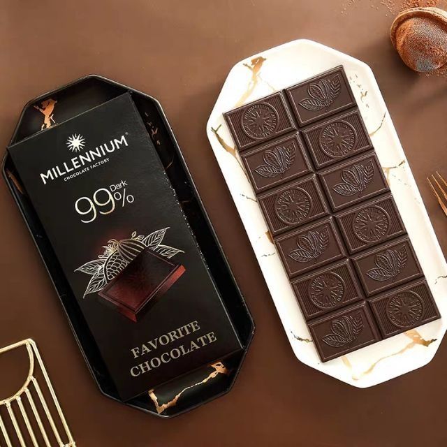 酮食分享團-MILLENNIUM美蓮儂99%純黑巧克力100g