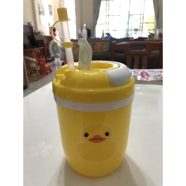 可愛黃色小鴨飲料提杯 (大容量1000cc) 黃色小鴨 飲料 杯子 大容量