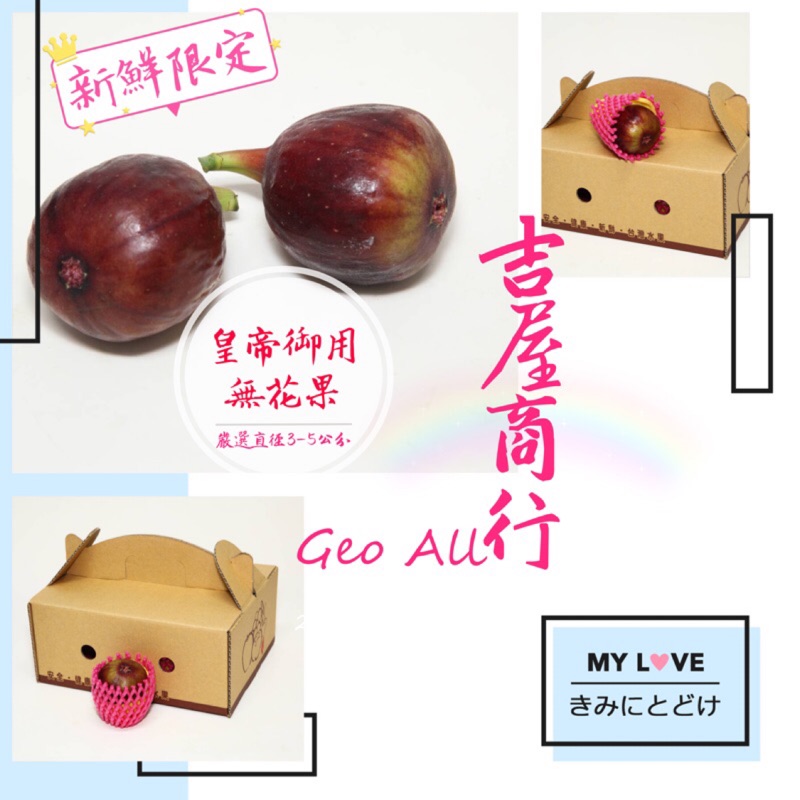 【全年新鮮限定】皇帝愛吃極品【無花果】🇩🇪吉屋商行Geo All🇩🇪美味甜度都升級，產量稀少的無花果，一次最多購8盒