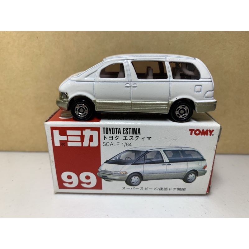 ［現貨］Tomica Tomy 舊紅標 No.99 Toyota ESTIMA 白