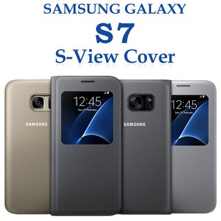 賠本出清【原廠視窗皮套】三星 Samsung Galaxy S7 G930FD 智能保護套/側掀翻頁/透視感應皮套
