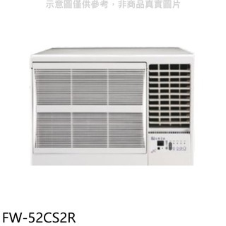 冰點定頻右吹窗型冷氣8坪FW-52CS2R標準安裝三年安裝保固 大型配送