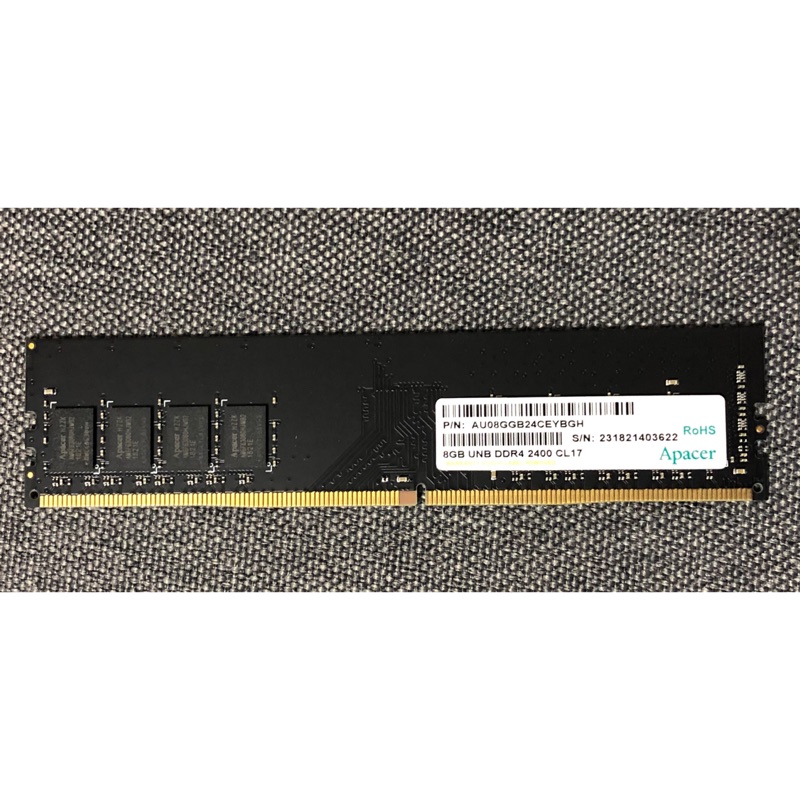 Apacer DDR4 2400 8G 桌上型記憶體