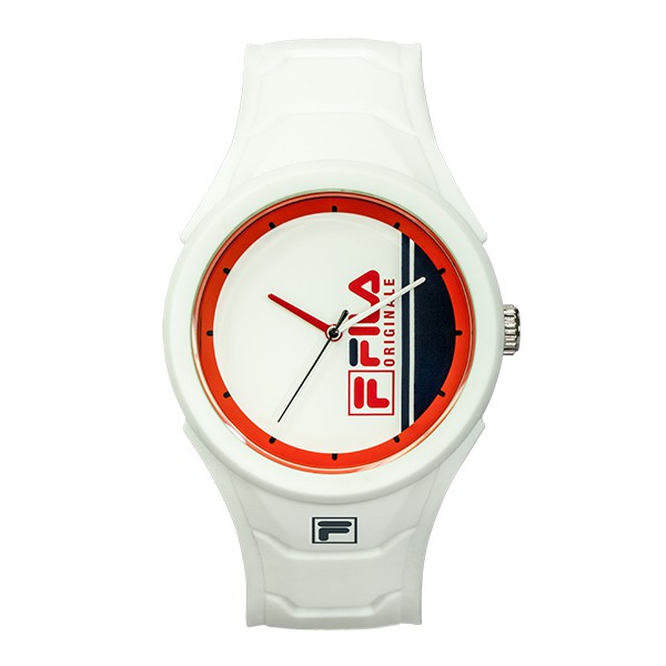【FILA 斐樂】簡約經典側擺LOGO設計腕錶-百搭白/38-311-002/台灣總代理公司貨享半年保固