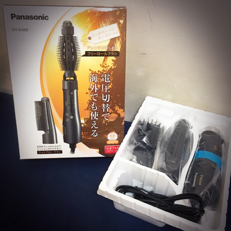 現貨 日本帶回 部落客推薦 Panasonic 國際牌EH-KA60 梳子 整髮器 (國際電壓，海外國內兩用)