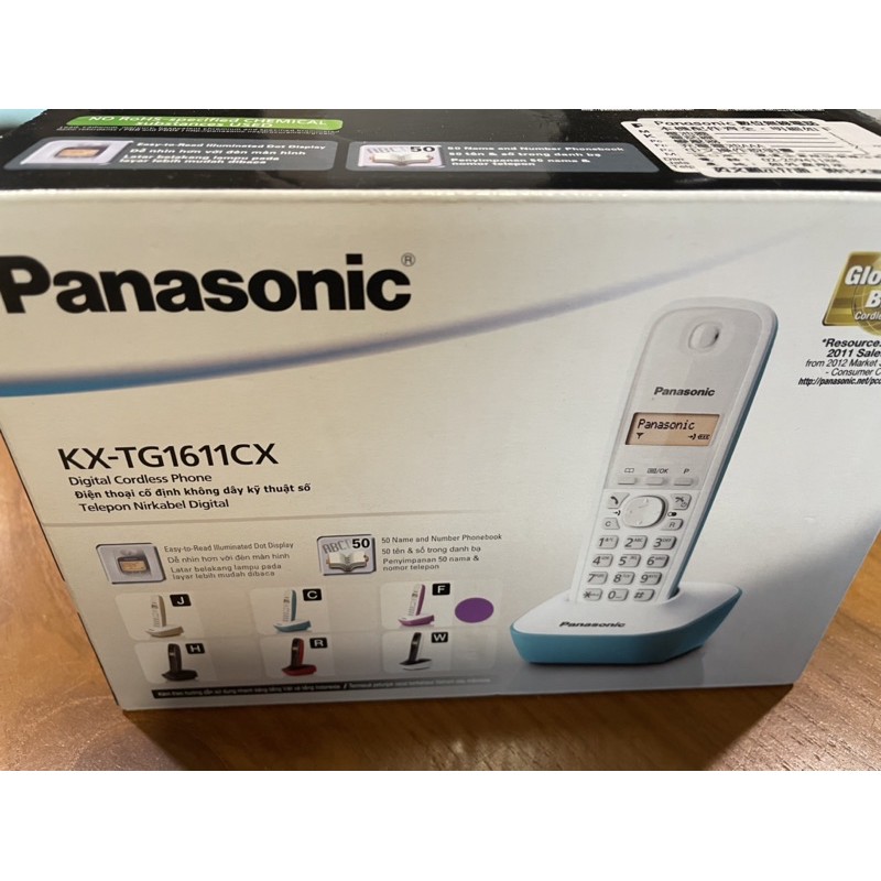 Panasonic國際kx-tg1611cx無限室內電話