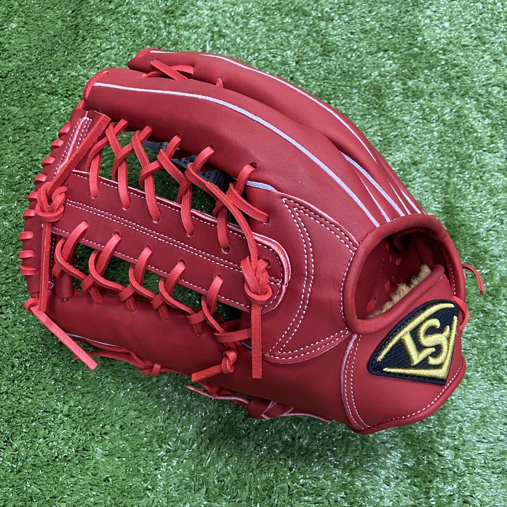 【一軍棒球專賣店】LS特別訂製款 SC系列 外野反手紅色棒球手套 LB14501SC5L(4580)