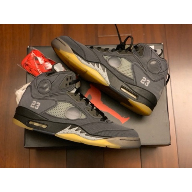 OFF WHITE X AIR JORDAN 5 鐵灰 聯名 全碼代購