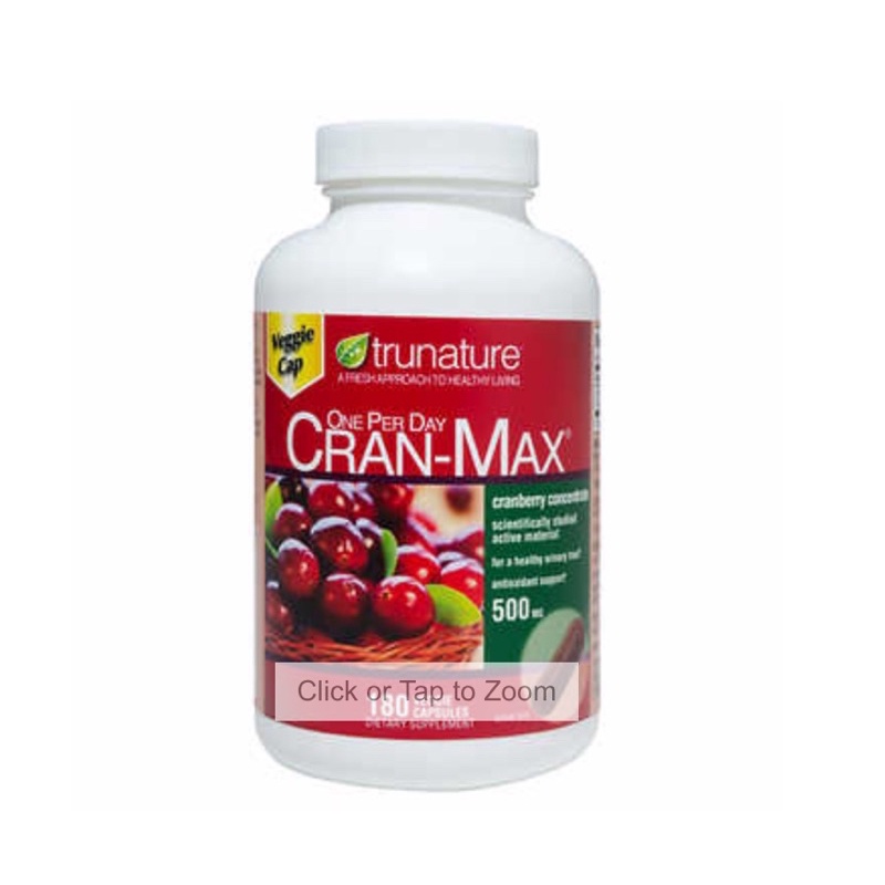 特價（現貨+預購）美國代購 trunature CRAN-MAX蔓越莓Cranberry500mg，⚠️180粒⚠️
