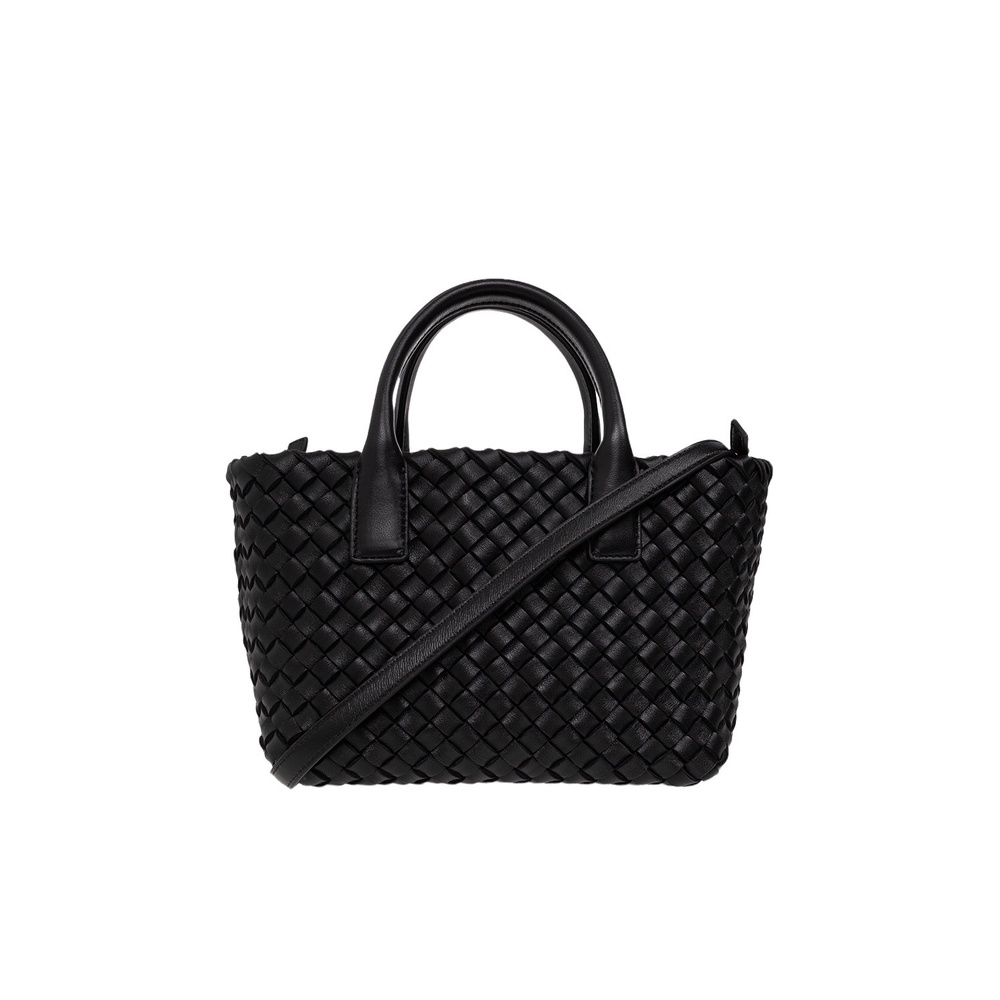 Bottega Veneta 709464 迷你 Cabat 包 黑色