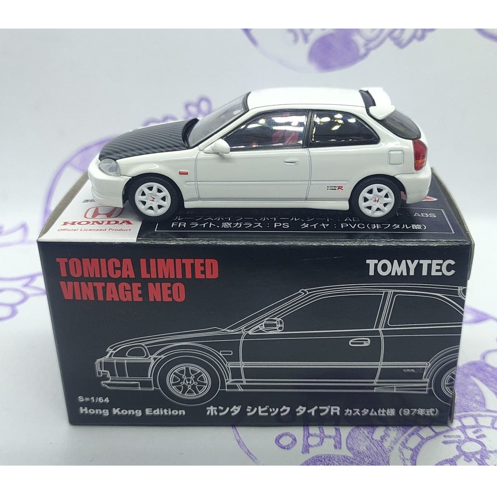 (現貨) Tomica 多美 Tomytec  香港限定TLV CIVIC 喜美 白色