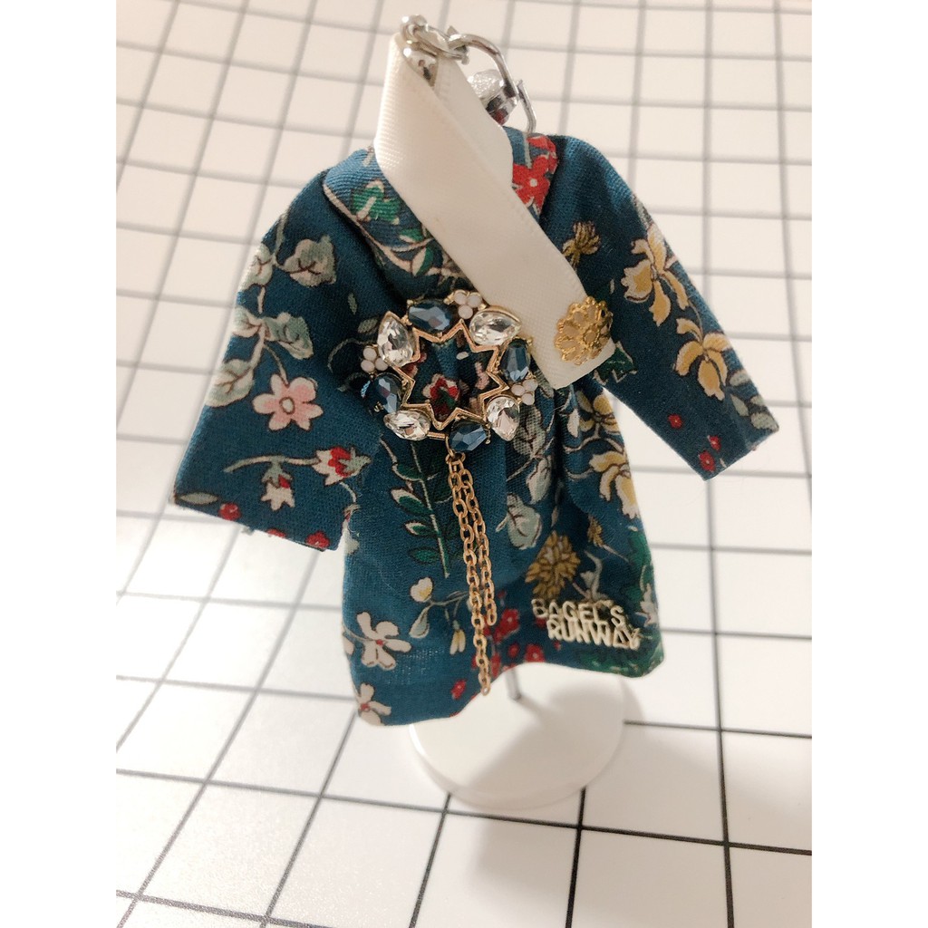 ❤️現貨❤️手工製碎花藍和服鑰匙圈/裝飾