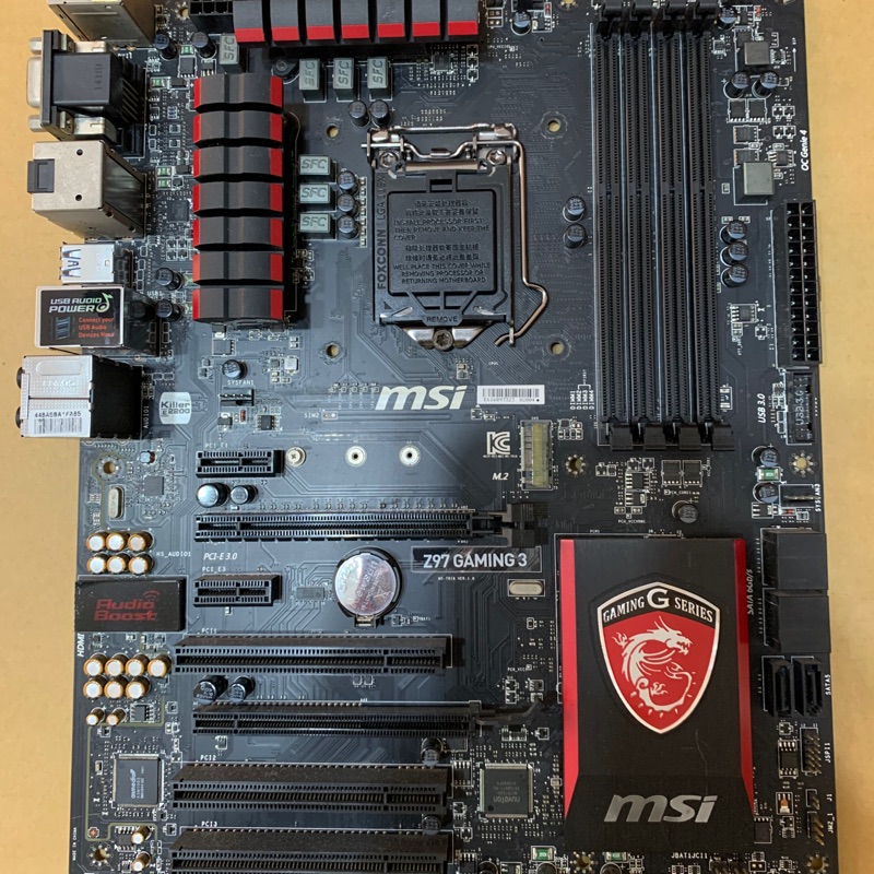 MSI 微星 Z97 GAMING 3 主機板 含後擋板