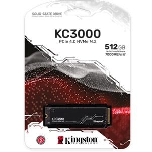 金士頓 KC3000 512G (M.2 PCIe4x4 5年保)-SKC3000S/512GB 石墨烯散熱片