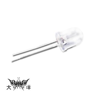 10mm透明殼 高亮度LED (250PCS/包) 0629 二極管 大洋國際電子