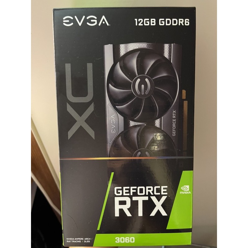 EVGA RTX3060 XC 12GB GDDR6 未鎖顯示卡