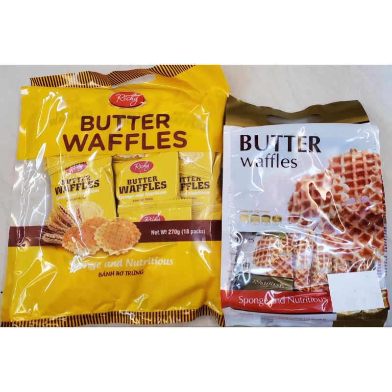 【越南】奶油鬆餅 Bánh trứng Richy Butter Waffles 180~270g