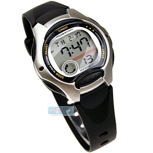 LW-200-1A 原價945 CASIO卡西歐 電子錶 銀黑色 運動錶 日期 夜光【時間玩家】