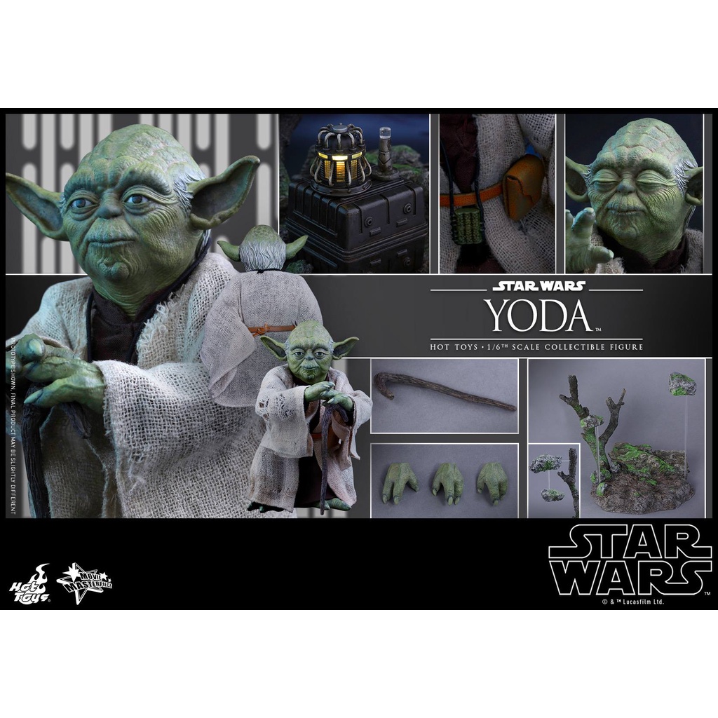 野獸國 Hot Toys – MMS369 –《 星際大戰 》 1/6比例 尤達 Star Wars 非 MMS495