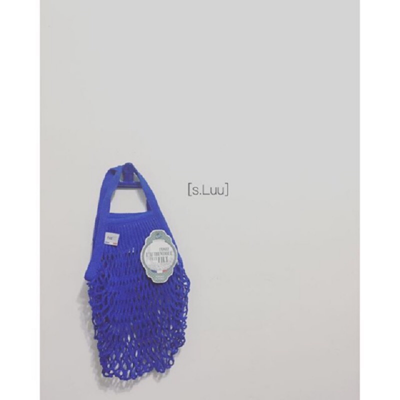 「s.Luu」現貨：法國品牌Filt漁網袋法國藍S號 法國製造，日本愛用