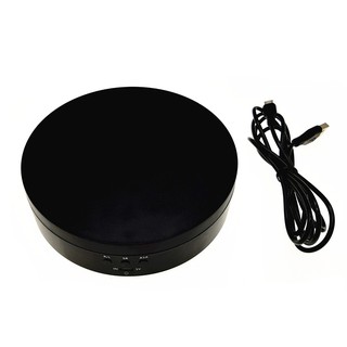 現貨 附倒影片 充電調速旋轉臺 自動電動轉盤 小型產品展示臺 展示架 模型道具託盤 拍照/攝影配件