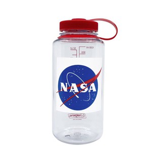 『贈送手工手提水壺袋~數量有限~送完為止』美國 Nalgene 寬嘴水壺 1000cc-NASA-地球Logo