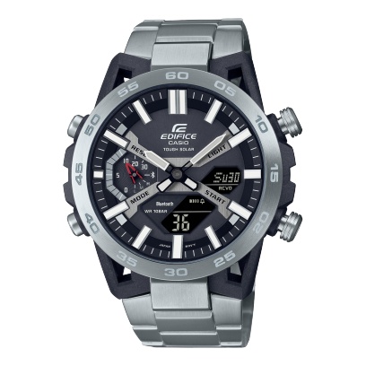 【柏儷鐘錶】CASIO EDIFICE 藍芽連接 男錶 太陽能 ECB-2000D-1A