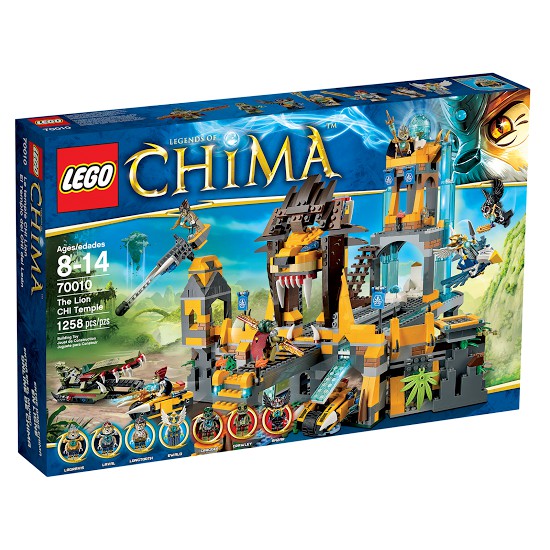 LEGO 樂高 神獸系列 Chima 70010 The Lion CHI Temple 金獅神殿