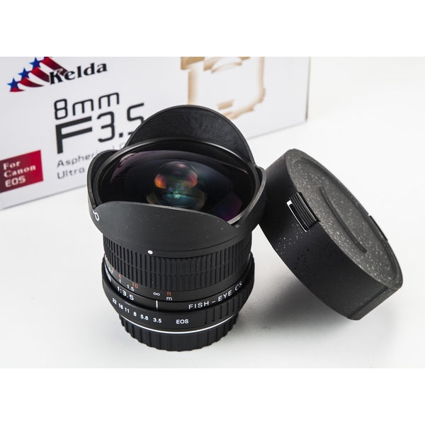 Kelda Nikon 相機用 8mm MF魚眼鏡頭~ 支援數位單眼D3300 D5100 D7100等型號 強力推薦