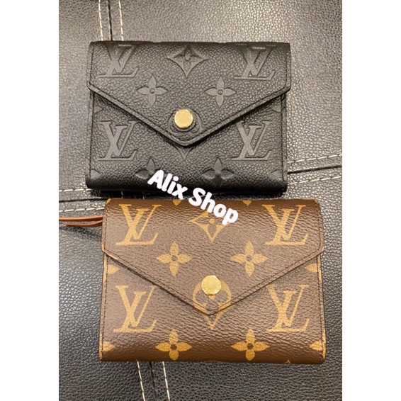 現貨LV Louis Vuitton 三折式 滿版老花紋字母Logo 女用 零錢包、皮夾、短夾、錢包。